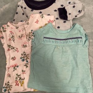 3 month old shirts lot